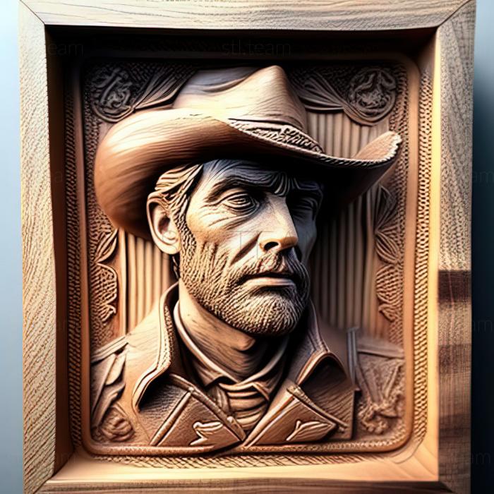 3D модель Артур Морган Red Dead Redemption 2 (STL)